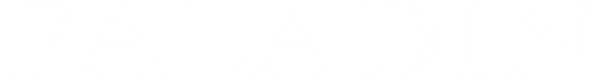 White 'PALADIN' logo on a transparent background